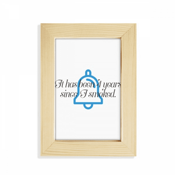 Perseverance Prohibiting Smoking Time Desktop Display Photo Frame Picture Art Painting 5x7 inch