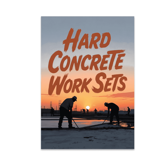 Perseverance Wall Decor - Concrete Work Enthusiast - 13x19 Poster Print