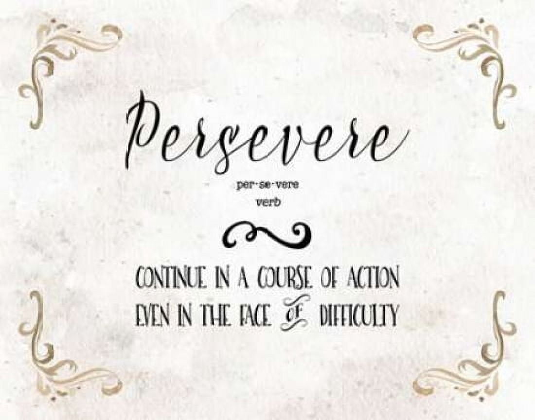 Persevere Definition Canvas Art - Tara Moss (22 x 28)