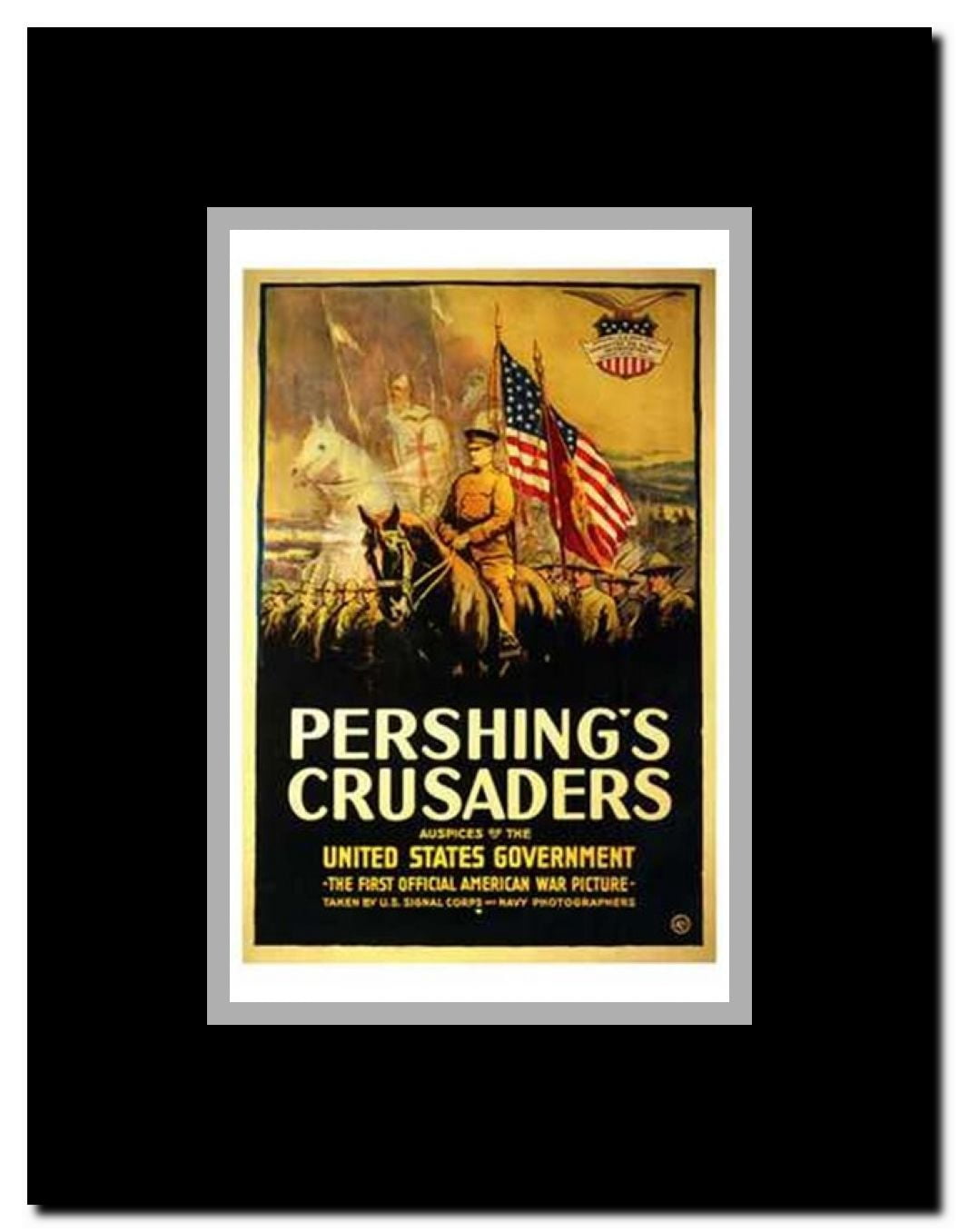 Pershing's Crusaders Framed Movie Poster