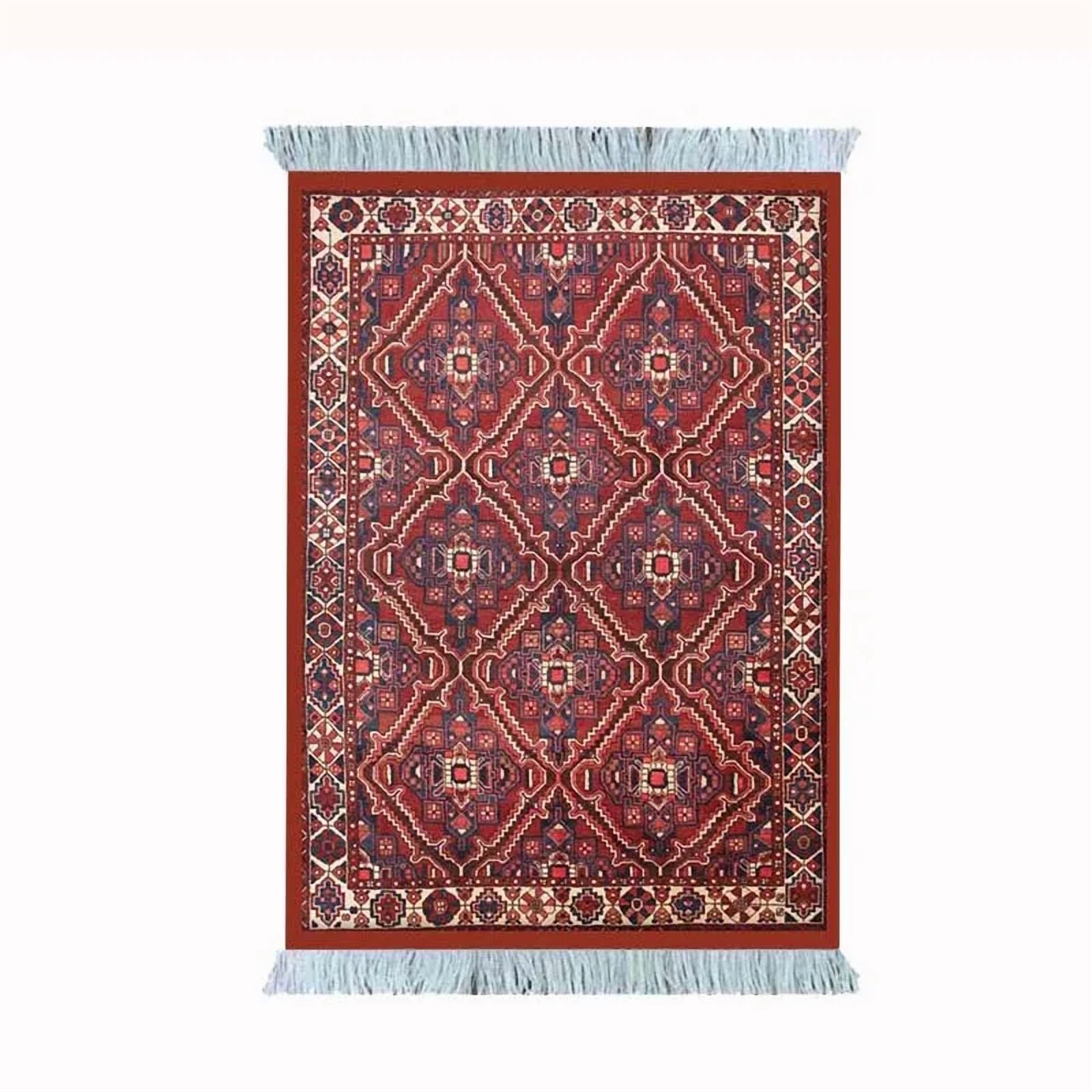 Computer Terminal Rug Persian 23X18CM Beautiful Mouse Pad Rug Mousepad Waterproof Computer ...