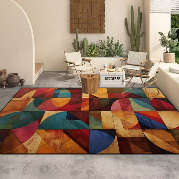 Persian Carpets for Living Room Ethnic Style Luxury Rugs Large Size Home r Bedroom Rug Washable Coff