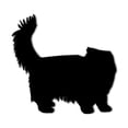 thumbnail image 1 of Persian Cat Breed Standing Silhouette - Beautiful Solid Steel Home Decor Decorative Accent Metal Art Wall Sign, 1 of 6