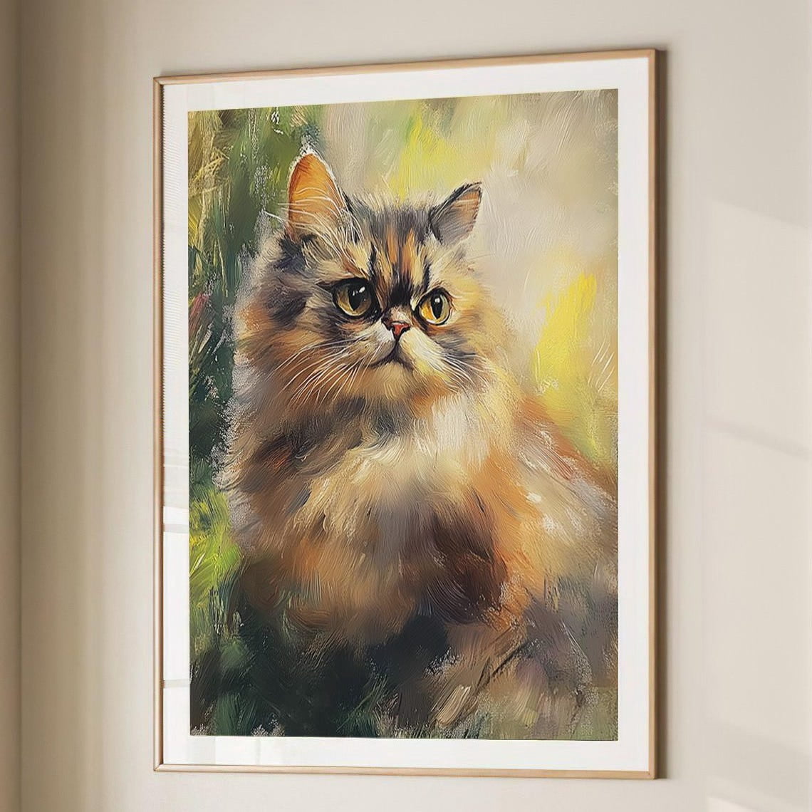 Persian Cat Print Animal Poster Gift Nursery Animal Lover Decor ...
