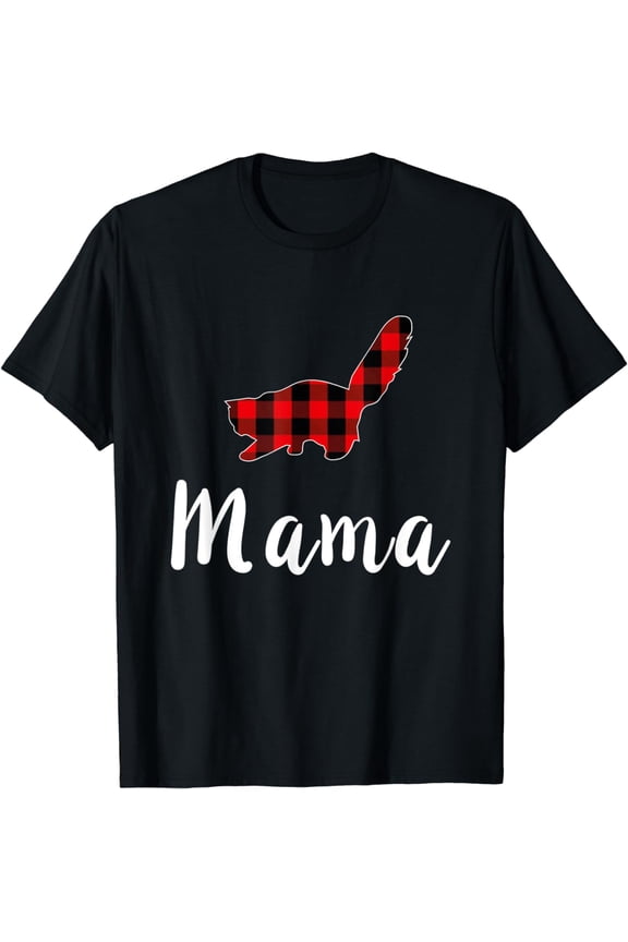 Persian Cat mama Red Buffalo Plaid Persian Cat kitten gifts T-Shirt mens t shirt,black,women,funny,misfits,men,journey,t-shirt