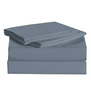 EMPIRE HOME FASHION Persian Collection 1900 Count 4-Piece Sheet Set 16" Deep Pocket Wrinkle Free Sheets - California King Size - Slate Blue