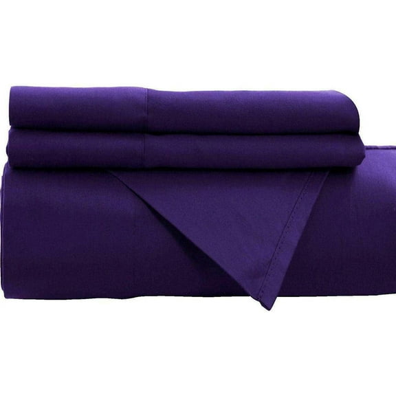 Persian Collection 1900 Count 4-Piece Sheet Set 16" Deep Pocket Wrinkle Free Sheets - Full Size - Purple