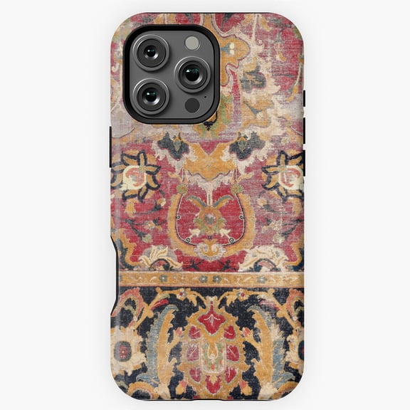 Persian Esfahan Fragment Print iPhone Case 17 16 15 14 13 12 11 Pro Max