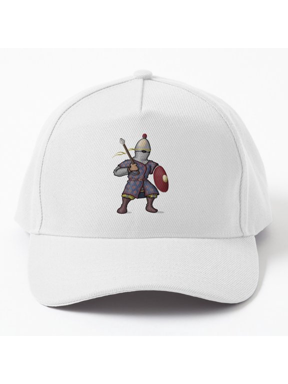 Persian Knight Baseball Hat, Historic Armored Warrior Graphic Design, Classic Cap