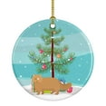 thumbnail image 1 of Persian Modern Cat Merry Christmas Ceramic Ornament 2.8 in x 2.8 in, 1 of 3