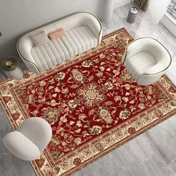Persian National Rug Carpet RUG FOR LIVE ROOM Leisure Sofa Large Area Rugs Anti-slip Bohemia Bedroom Room Decor Mat Thickening