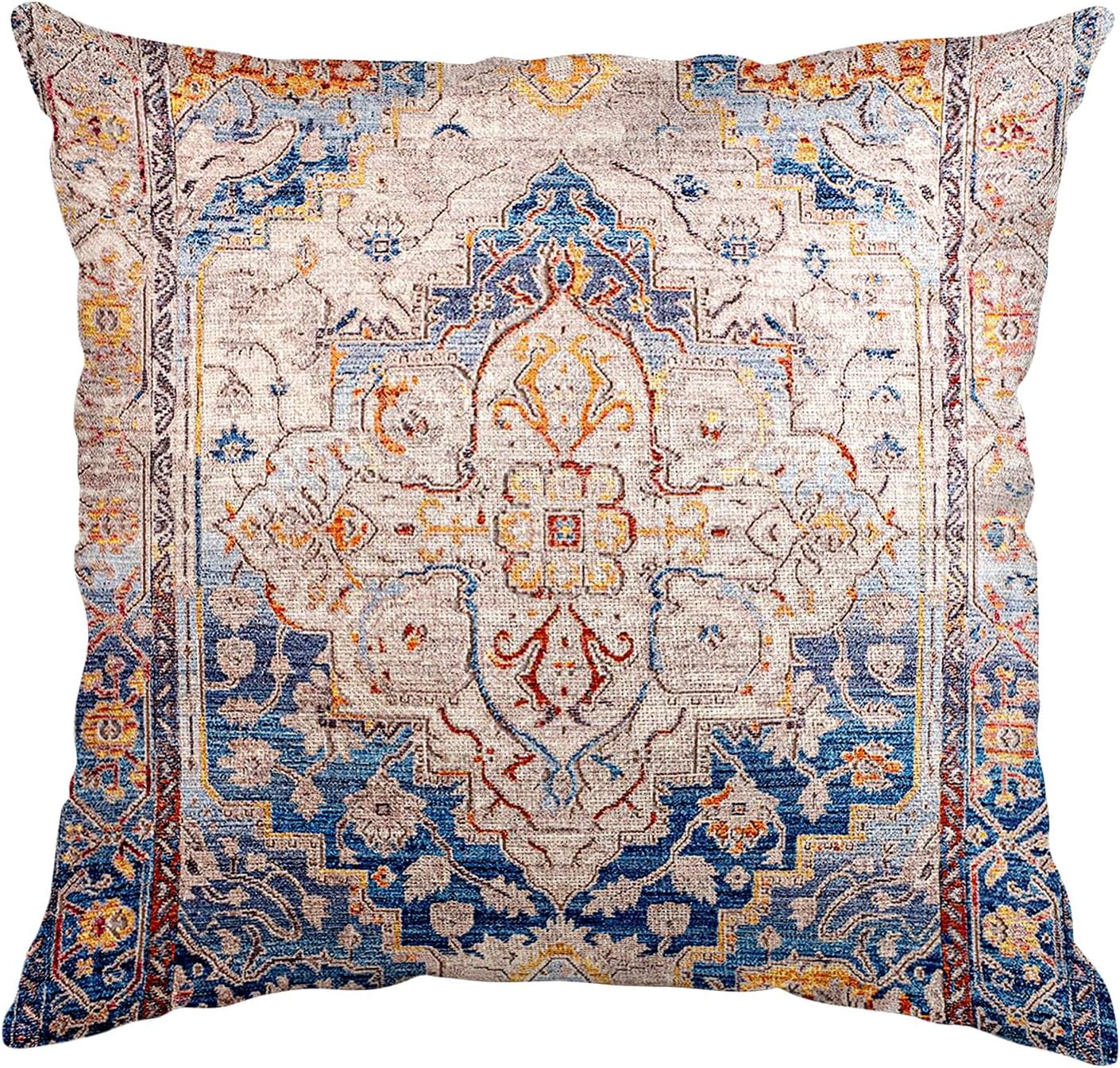 Persian Pillow Cover es Pink Boho Throw Pillow Cover Vintage Ethnic Decorative Pillow Cases Home