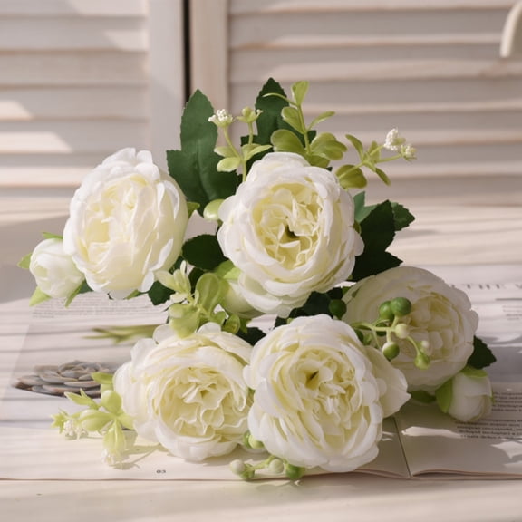 Persian Rose Bouquet Simulation Flower Each Petal Has A Realistic Natural Texture And Curvature