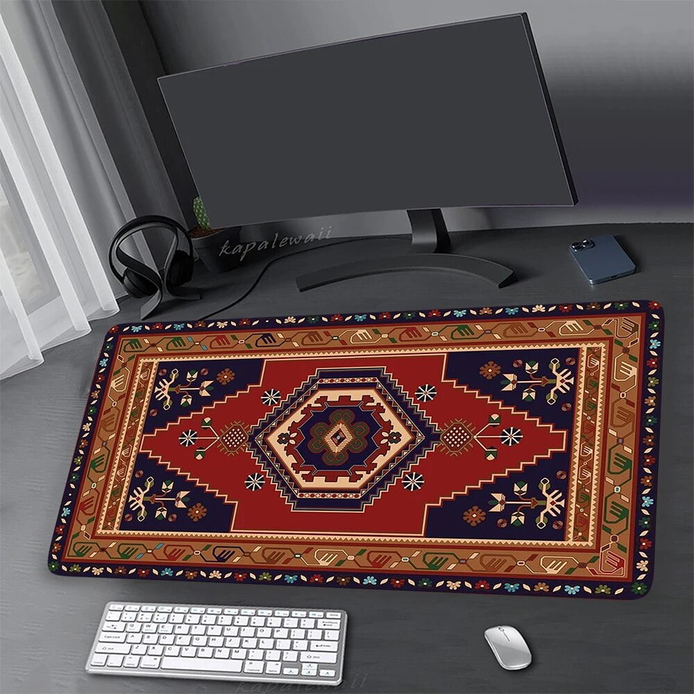 Persian Rug Mouse Pad Gaming Accessories Mousepad Large Mouse Mat Rubber Table Carpet Desk Mat