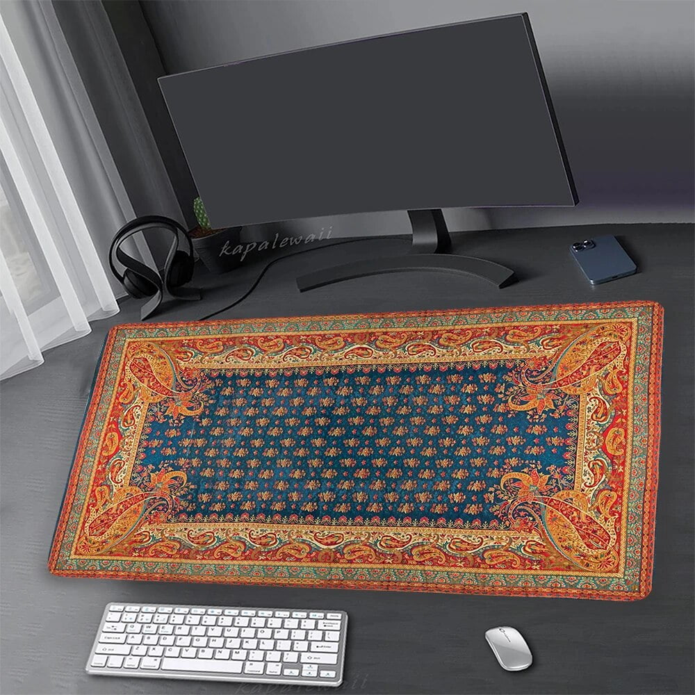 Persian Rug Mouse Pad Large Mousepad Home Office Table Carpet Gaming
