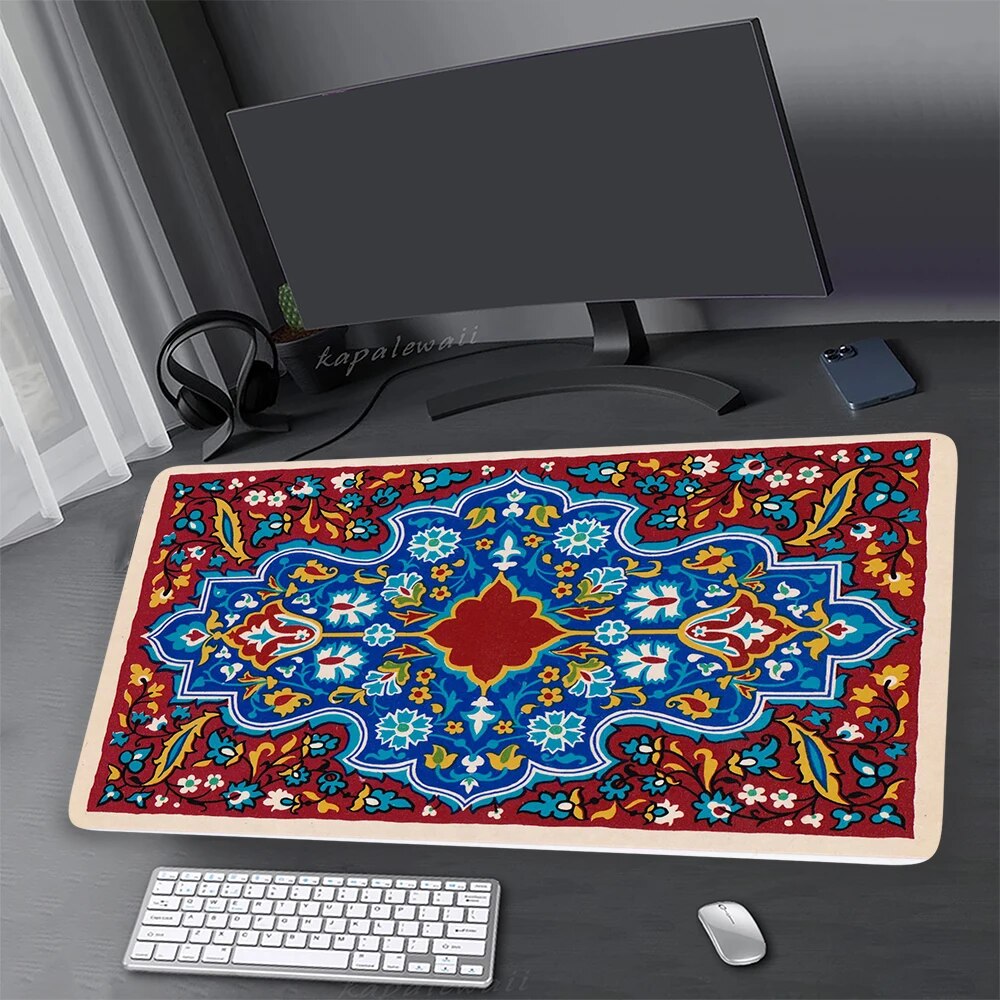 Persian Rug Mouse Pad Large Mousepad Home Office Table Carpet Gaming