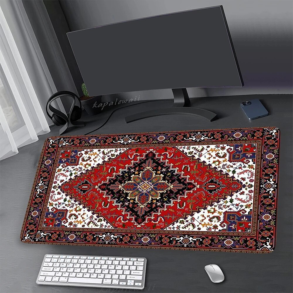 Persian Rug Mouse Pad Large Mousepad Home Office Table Carpet Gaming Accessoroes Mouse Mat