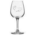 thumbnail image 1 of Persian Side View Cat Themed Etched All Purpose 12.75oz Libbey Wine Glass, 1 of 1