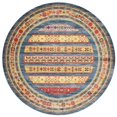thumbnail image 1 of Persian Style Living Room ration Carpet Retro Round Rugs for Bedroom Home Chair Floor Mat Large Area Non-slip Washable Rug, 1 of 6