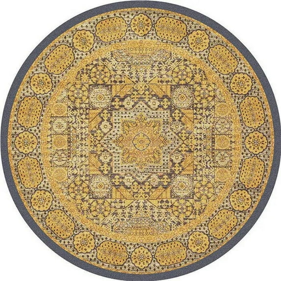 Persian Style Round Carpets For Living Room Bedroom Rugs And Carpets Classic Flower Area Rugs r Floor Study Coffee Table Mat