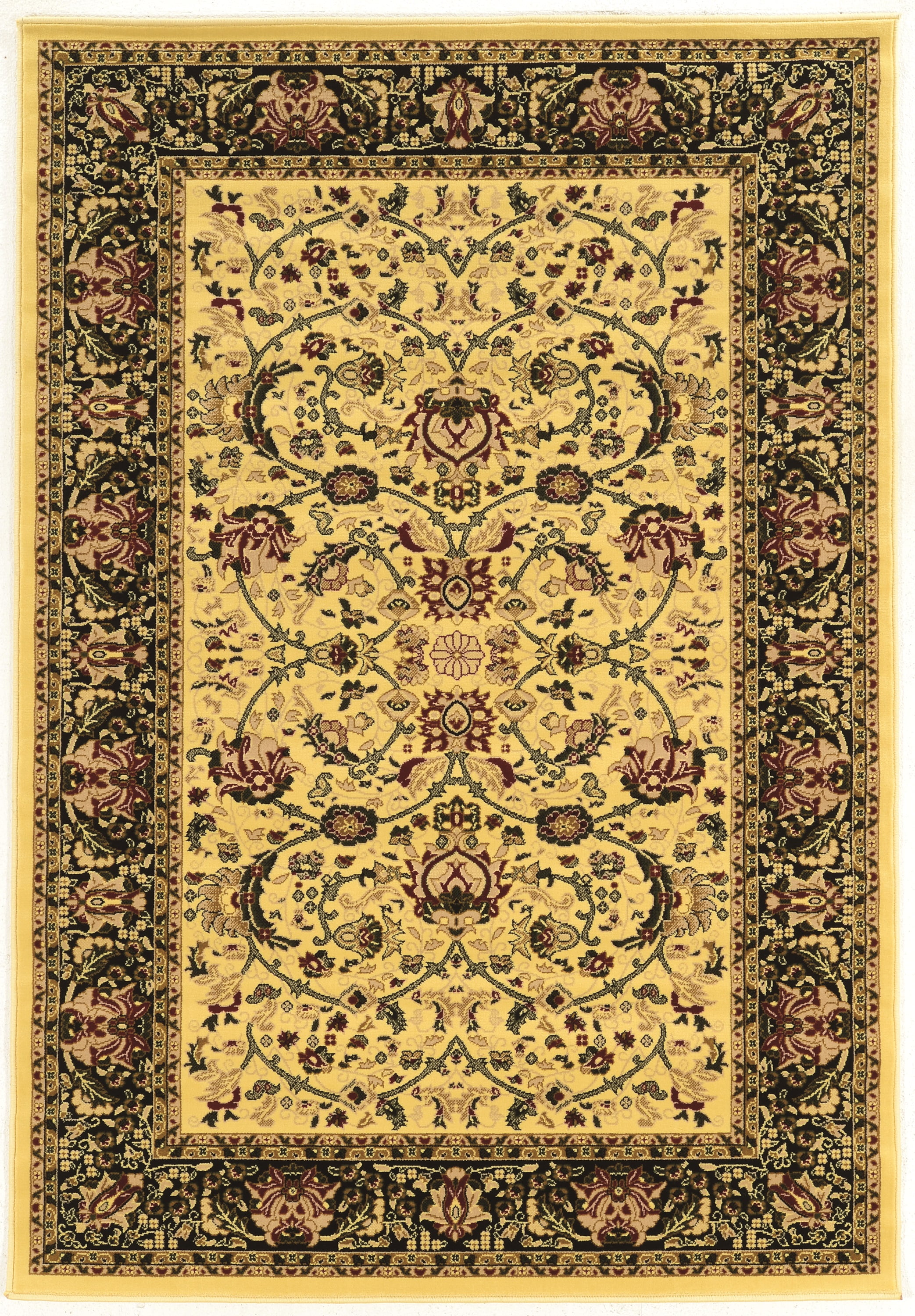Persian Treasures Nain Rug Cream 9x12 Power Loomed Thick Plush Feel