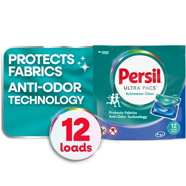 Persil Activewear Clean Laundry Detergent Ultra Pacs, Original, 8.04 oz, 12 Count