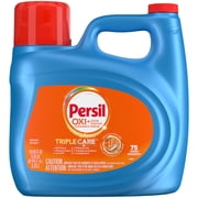 Persil Advanced Clean Oxi+Odor Fighter Liquid Laundry Detergent, 126 fl oz, 75 Loads