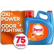 Persil Advanced Clean Oxi+Odor Power Liquid Laundry Detergent, 150 fl oz, 75 Loads