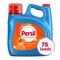 Persil Advanced Clean Oxi+Odor Power Liquid Laundry Detergent, 150 Fluid Ounces, 75 Loads