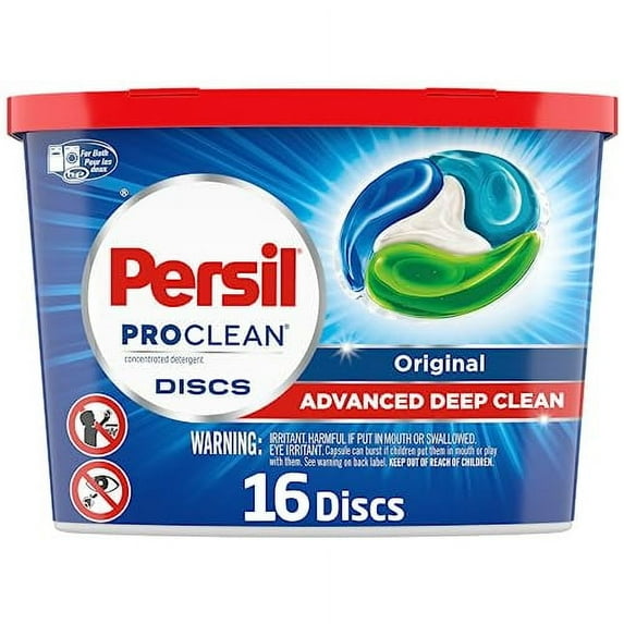 Persil Discs Laundry Detergent Pacs, Original, 16 Count