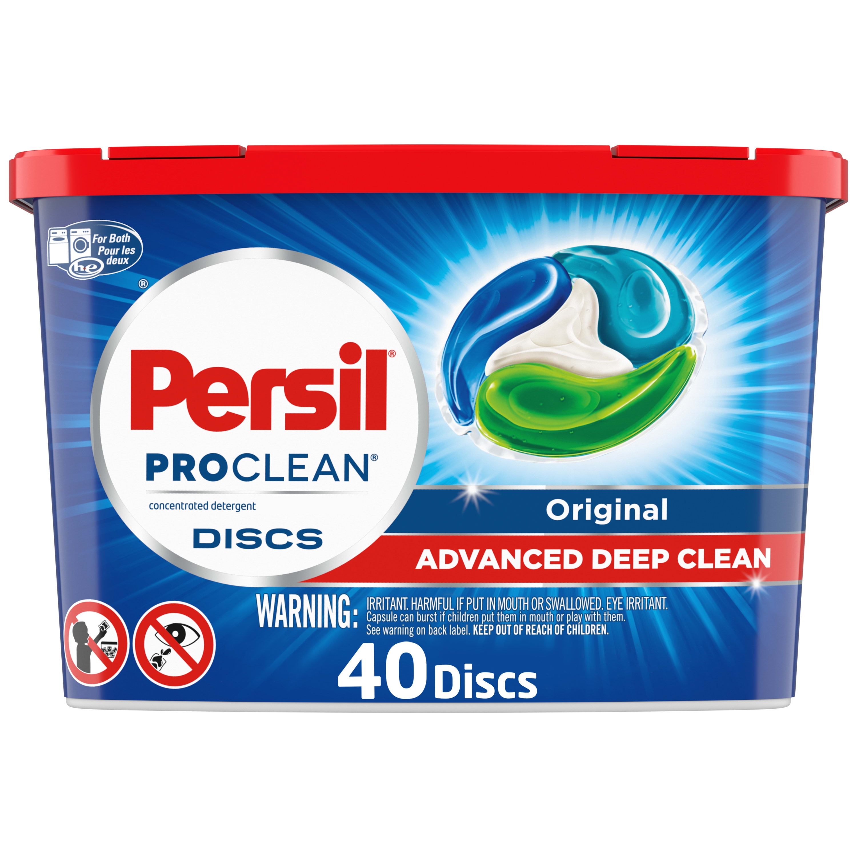 Persil Discs Laundry Detergent Pacs, Original Scent, High Efficiency