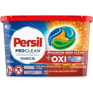 Persil Discs Laundry Detergent Pacs, Oxi, 38 Count