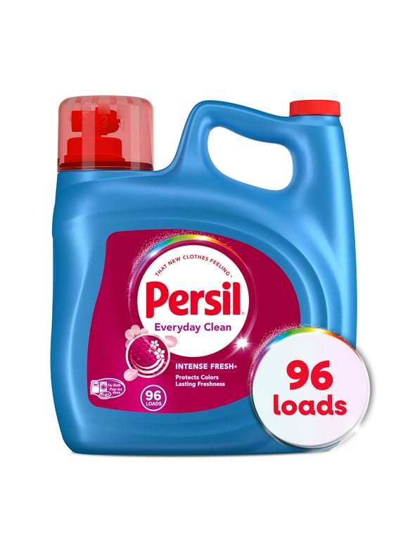 Persil Intense Fresh Everyday Clean Liquid Laundry Detergent, 150 Fluid Ounces, 96 Loads