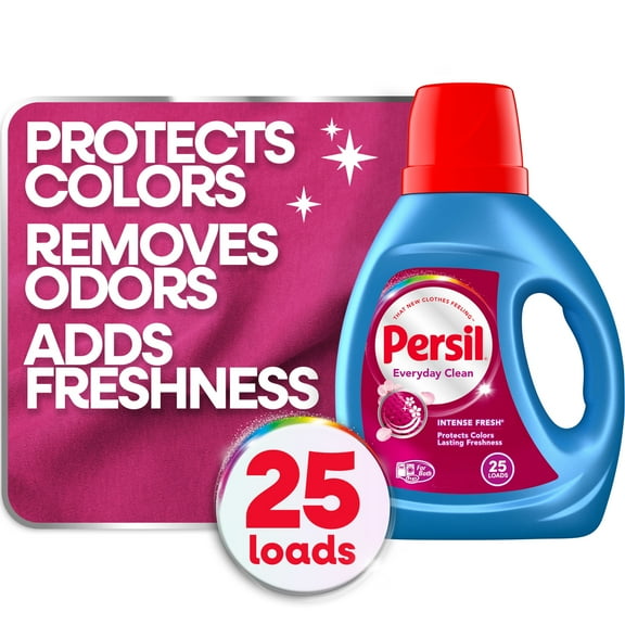 Persil Intense Fresh Everyday Clean Liquid Laundry Detergent, 40 Fluid oz, 25 Loads