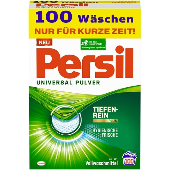 Persil Laundry Detergent Universal Mega Pack (100 Loads / 6.5 Kg)