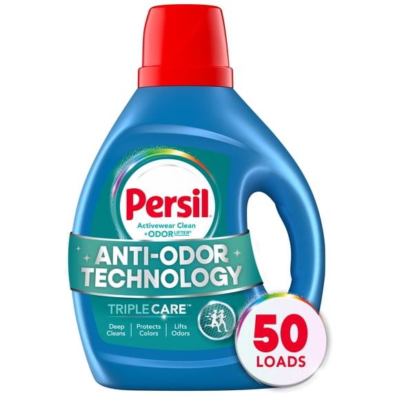 Persil Activewear Clean Liquid Laundry Detergent, Original, 84 fl oz, 50 Loads