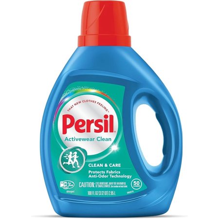Persil Liquid Laundry Detergent, Active Wear, 100 Ounce