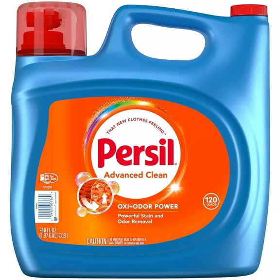 Persil Liquid Laundry Detergent OXI + Power 240 Ounce 120 Loads