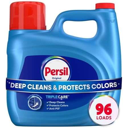 Persil Deep Clean Liquid Laundry Detergent, Original, 126 fl oz, 96 Loads