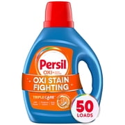 Persil Advanced Clean Oxi+Odor Fighter Liquid Laundry Detergent, 84 fl oz, 50 Loads