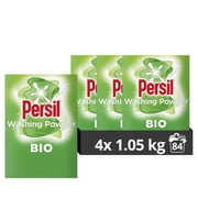 Persil Non Bio Washing Powder 100% recyclable pack for stain removal that's gentle next to sensitive skin 4x 1.05 kg 84 washes