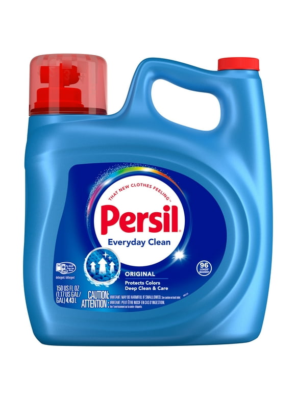 Persil Original Everyday Clean Liquid Laundry Detergent, 150 Fluid Ounces, 96 Loads