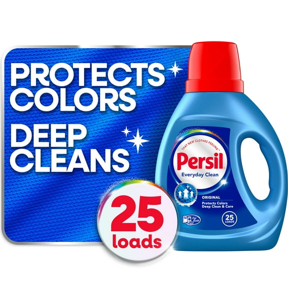 Persil Deep Clean Liquid Laundry Detergent, Original, 40 fl oz, 25 Loads