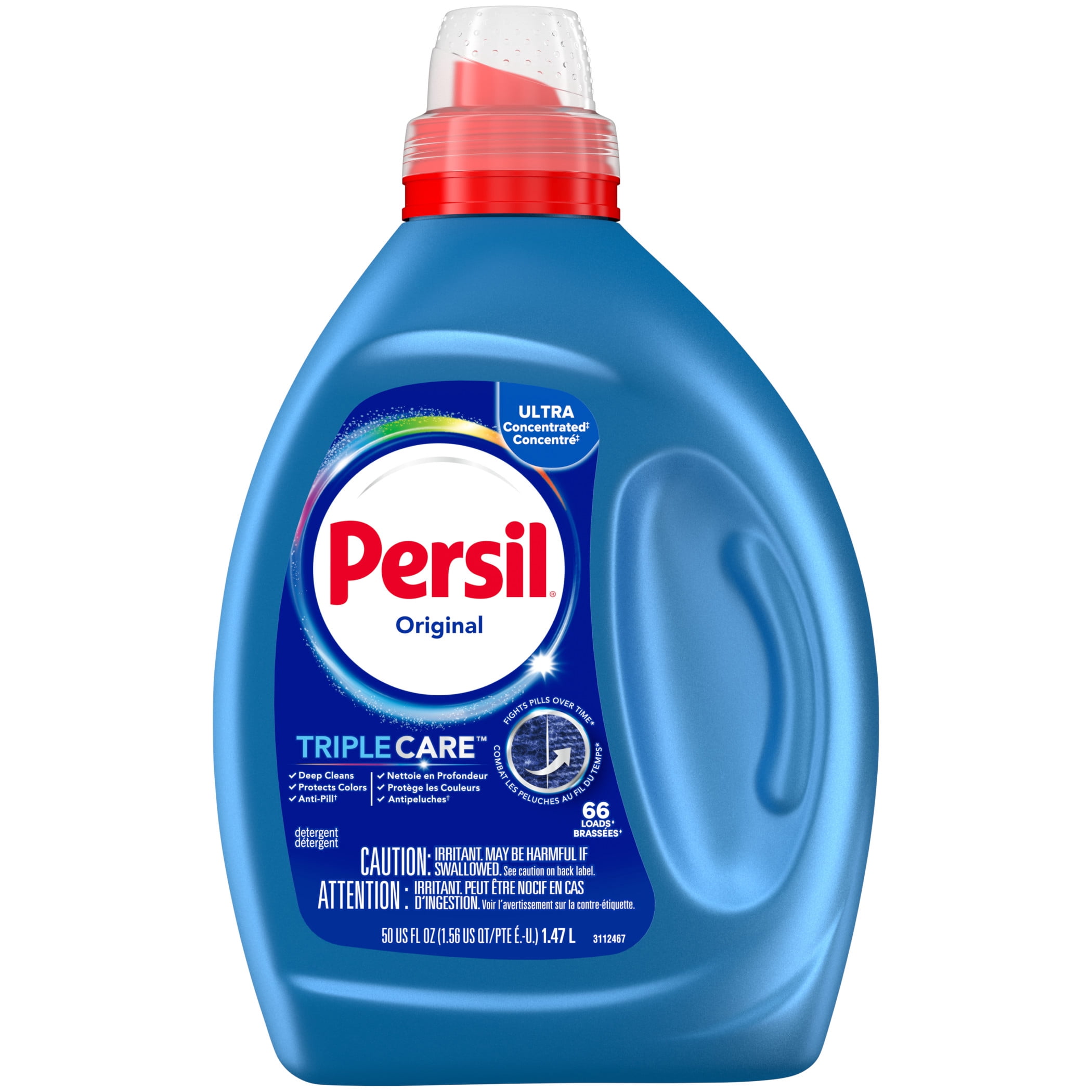 Persil Deep Clean Ultra Concentrated Liquid Laundry Detergent, Original, 82.5 fl oz