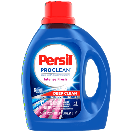 Persil ProClean Liquid Laundry Detergent, Intense Fresh, 75 Fluid Ounces, 48 Loads