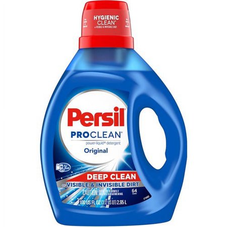 Persil ProClean Power-Liquid Detergent - Liquid - 100 fl oz (3.1 quart) - Original ScentBottle - 1 Each - Blue | Bundle of 10 Each