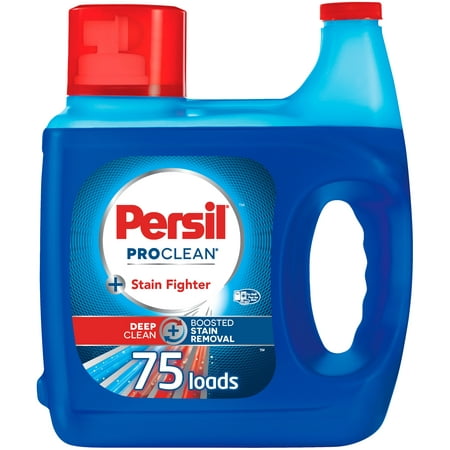 Persil ProClean Stain Fighter Liquid Laundry Detergent, 150 Fluid Ounces, 75 Loads