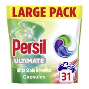 Persil Ultimate Laundry Capsules Ultra Stain Removal, 31 Washes - Lifts Dried-In Stains 1st Time, 4-Action Nano-Power Technology