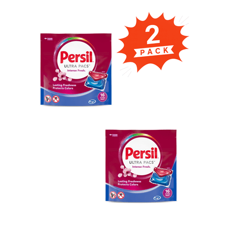 Persil Ultra Pacs Intense Fresh Laundry Detergent (Pack 2) - 32 Count