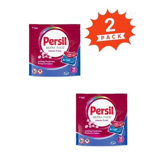 Persil Ultra Pacs Intense Fresh Laundry Detergent (Pack 2) - 32 Count